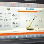 2022 XCMG 80K5D, 25 tons live counterweight, double-section extended jib, 200 working hours, 15,000 kilometers - Image 3