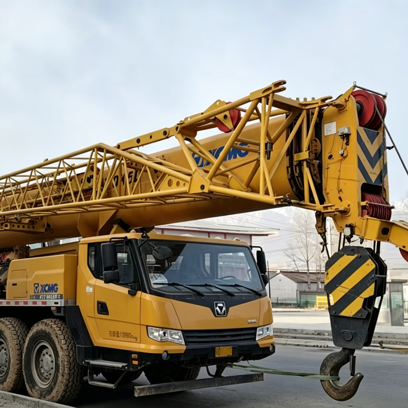 753 (15) 2022 XCMG 80K5D, 25 tons live counterweight, double-section extended jib, 200 working hours, 15,000 kilometers - Image 1