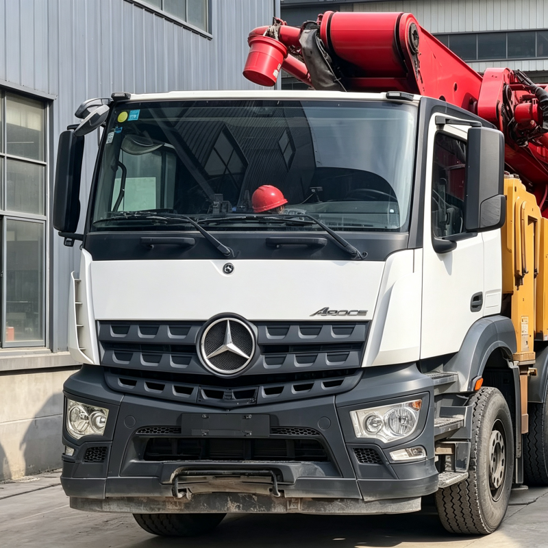 753 (2) 2020 Sany 62m on chassis Benz for sale - Image 1