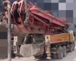 Used concrete pump truck 2020 Sany 62m on chassis Mercedes Benz - Image 2