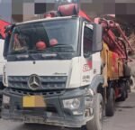 Used concrete pump truck 2020 Sany 62m on chassis Mercedes Benz