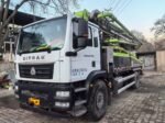 Second-hand concrete pump 2022 Zoomlion 38m on Chassis Sitrak