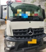 Used concrete pump car 2021 Sany 60m on chassis Mercedes Benz - Image 2