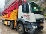 Used concrete pump car 2021 Sany 60m on chassis Mercedes Benz