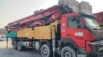 Second-hand concrete pump car 2018 Sany 56m on chassis Volvo - Image 2