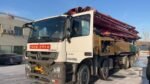 Used concrete pump car 2019 Sany 56m on chassis Mercedes Benz
