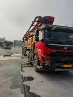Second-hand concrete pump truck 2021 Sany 68m on chassis Volvo - Image 2