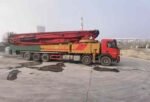 Second-hand concrete pump truck 2021 Sany 68m on chassis Volvo - Image 4
