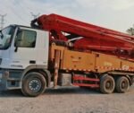 New arrival! Concrete pump truck 2018 Sany 49m on chassis Mercedes Benz