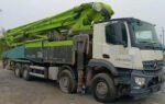 Second-hand concrete pump truck 2020 Zoomlion 63m on Chassis Benz - Image 4