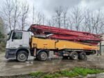 C8 system! Concrete pump truck 2018 Sany 56m on chassis Mercedes Benz - Image 4