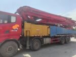 Truck mounted concrete pump 2020 Sany 56m on chassis Sany with Rexroth oil pump - Image 2