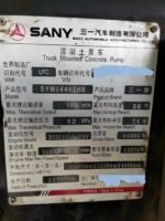 Original and high-quality concrete pump 2019 Sany 56m on Volvo - Image 5