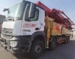Like new! Concrete pump truck 2021 Sany 62m on Mercedes Benz